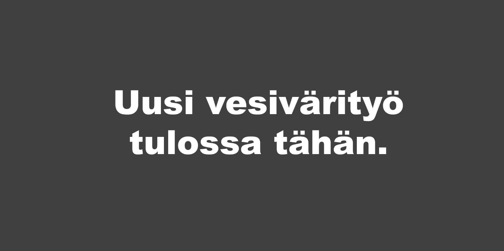 vesivärityö